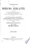 Compendio de derecho mercantil