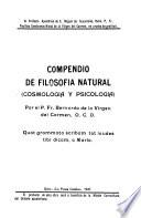 Compendio de filosofía natural