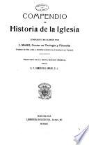 Compendio de historia de la Iglesia