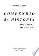 Compendio de historia del estado de Sonora