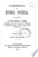 Compendio de historia universal