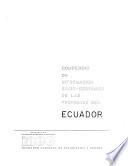Compendio de información socio-económica de la provincias del Ecuador: Bolivar