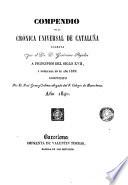 Compendio de la Crónica universal de Cataluña