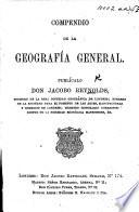 Compendio de la Geografia general. Publicalo don J. Reynolds