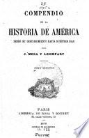 Compendio de la historia de América desde su descubrimiento hasta nuestros días