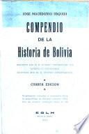 Compendio de la historia de Bolivia ...