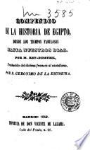 Compendio de la historia de Egipto