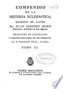 Compendio de la historia eclesiastica