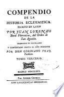 Compendio de la historia eclesiastica