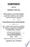 Compendio de la profesion cristiana