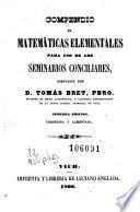 Compendio de matemáticas elementales