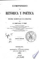 Compendio de retórica y poética