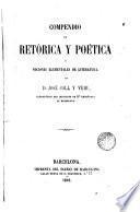 Compendio de retórica y poética, ó, Nociones elementales de literatura