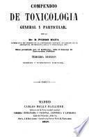 Compendio de toxicologia general y particular