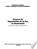 Compendio general sobre el proceso de paz de Guatemala
