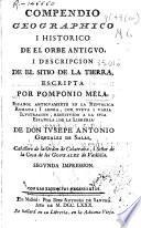 Compendio geográfico i histórico de el orbe antiguo i descripción de el sitio de la tierra