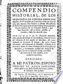 Compendio historial de los hermitaños de nuestro padre San Agustin, del Principado de Cataluña