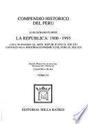 Compendio histórico del Perú: La República : 1900-1993