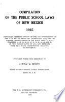 Compilación de las leyes escolares de Nuevo Mexico