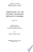 Compilación de los estudios geológicos oficiales en Colombia