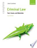 Complete Criminal Law