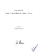 Complete works for voice and piano