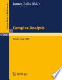 Complex Analysis