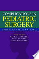 Complications in Pediatric Surgery