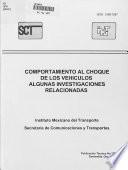 Comportamiento al choque de los vehículos