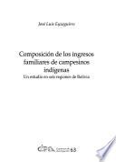 Composición de los ingresos familiares de campesinos indígenas