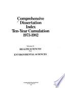 Comprehensive Dissertation Index