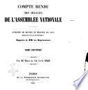 Compte rendu des séances de l'Assemblée nationale exposés des motifs et projets de lois présentés par le gouvernement