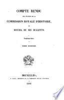 Compte rendu des séances; ou Recueil de ses bulletins