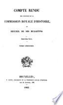 Compte rendu des séances; ou Recueil de ses bulletins
