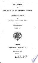 Comptes rendus des séances