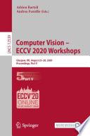 Computer Vision – ECCV 2020 Workshops