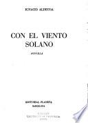 Con el viento solano