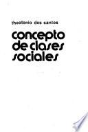 Concepto de clases sociales
