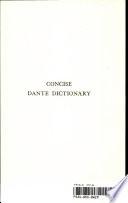 Concise Dictionary of Proper Names and Notable Matters in the Works of Dante