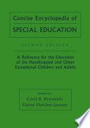 Concise Encyclopedia of Special Education