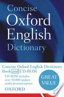 Concise Oxford English Dictionary