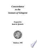 Concordance to the Sonnets of Góngora