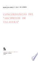 Concordancias del Arcipreste de Talavera