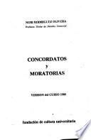 Concordatos y moratorias