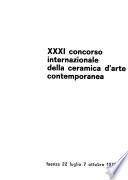 Concorso internazionale della ceramica d'arte contemporanea