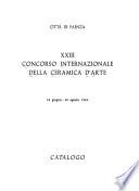 Concorso internazionale della ceramica d'arte