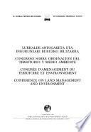 Conference on Land Management and Environment