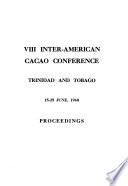 Conferencia interamericana de Cacao
