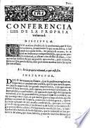 Conferencia LIIII. De la propria voluntad