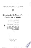 Conferencias del ciclo 1940-
